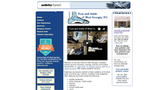 Desktop Screenshot of footandankleofwestga.com